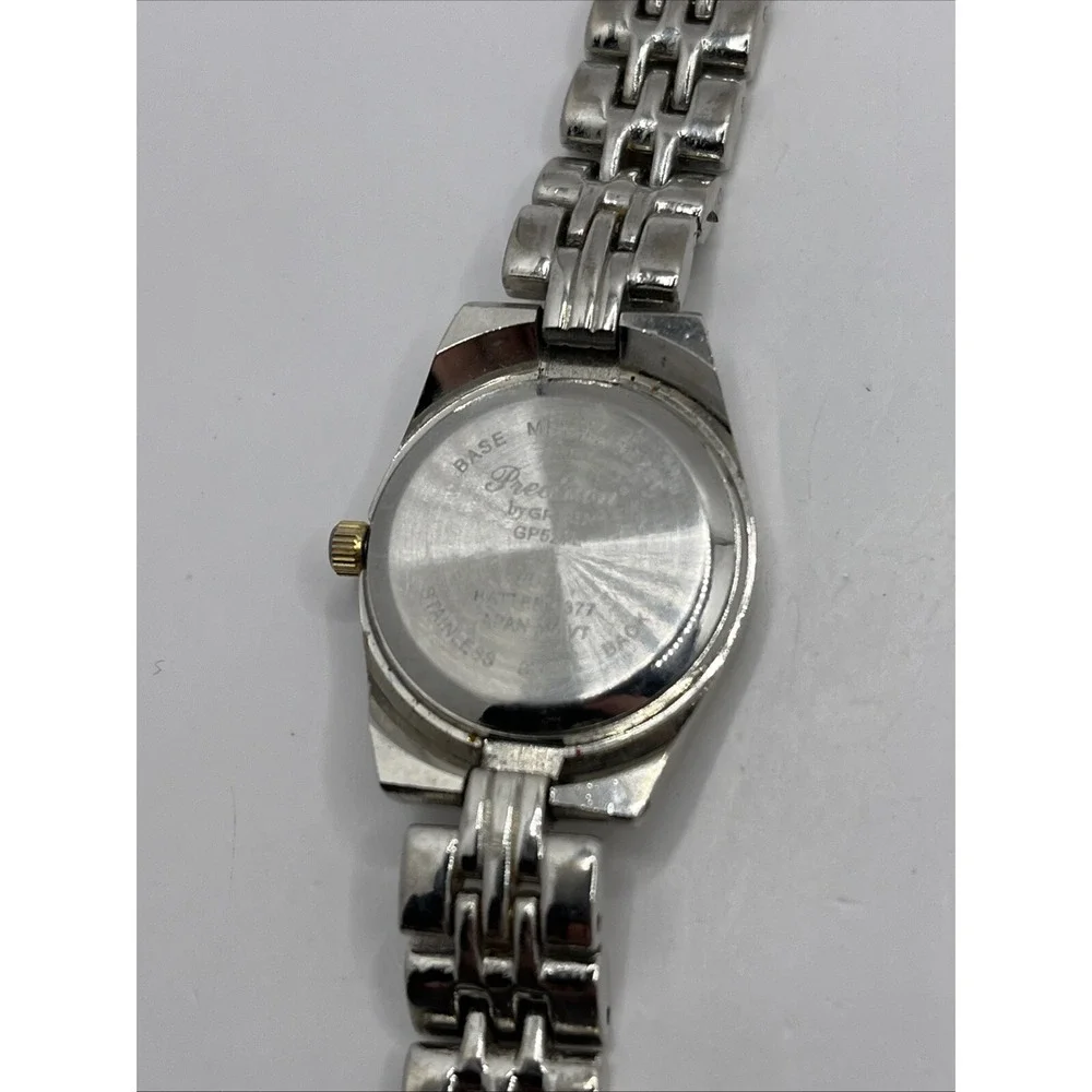 Gruen Precision Women's Watch 24mm Silver Gold Two‎ Tone 7.25